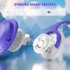 ATTACK SHARK G300 Wireless Over-Ear Headphones with Active Noise Cancelling,Bluetooth 5.3,40H Playtime,Deep Bass HD Stereo Sound,Built-in Mic,Comfortable Design for Travel/Home Office/Gaming(Purple) view 4