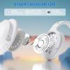 ATTACK SHARK G300 Wireless Over-Ear Headphones with Active Noise Cancelling,Bluetooth 5.3,40H Playtime,Deep Bass HD Stereo Sound,Built-in Mic,Comfortable Design for Travel/Home Office/Gaming (White) view 4