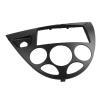 Apply Double 2 Din Stereo Panel Fascia Radio DVD Frame CD Bezel Refitting Installation Trim Kit Compatible for Ford Focus Fiesta(LHD Silver) view 4