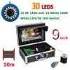 JQGADL Underwater Fishing Camera,9 inch LCD Monitor Fish Finder,Ice Fish Camera,15/30/50M 1000TVL Fishing Camera,15pcs White LEDs + 15pcs Infrared Lamp,for Ice/Sea/River Fishing(Size:50 M) view 4
