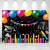 Kindergarten Graduation Backdrop for Photoshoot Kids Children Celebration Party Banner Decor Graduation Prom Background Children's Blackboard Pencil Congrats Grad Background (6X4FT) view 3