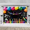 Kindergarten Graduation Backdrop for Photoshoot Kids Children Celebration Party Banner Decor Graduation Prom Background Children's Blackboard Pencil Congrats Grad Background (6X4FT) view 4