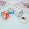 Irfora Label Tape 1 Roll Thermal Label Skicker Compatible with King Jim TEPRA LR5C Labeler Cute Thermal Paper Print Tape 15mm*4m - Blue Sky Pattern view 4
