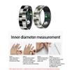 Taoke Smart Ring Health Fitness Health Tracker with Heart Rate, Blood Oxygen, Sleep Tracker, Steps Tracker, IP68 Waterproof Fitness Ring with Charging Base (Black, 11) view 2
