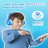 gorsun Kids Bluetooth Headphones,Toddler Headphones with Microphone,85dB Volume Limited,Bluetooth 5.3 Twistable Lightweight Kids Wireless Earphones for Boy Girl Tablet Travel School view 3
