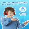Kids Bluetooth Headphones,Toddler Headphones with Microphone,85dB Volume Limited,Bluetooth 5.3 Twistable Lightweight Kids Wireless Earphones for Boy Girl Tablet Travel School view 2