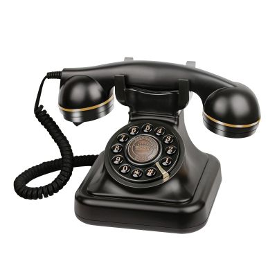 Irfora Audio Message Book Voice Record Vine Telephone Recorder Wedding Phone Customized with Voiail Wishes Suitable for Bridal Shower Birthday Party Baby Shower Anniversary Engagement - Retro