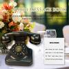Irfora Audio Message Book Voice Record Vine Telephone Recorder Wedding Phone Customized with Voiail Wishes Suitable for Bridal Shower Birthday Party Baby Shower Anniversary Engagement - Retro view 2