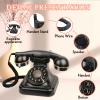 Irfora Audio Message Book Voice Record Vine Telephone Recorder Wedding Phone Customized with Voiail Wishes Suitable for Bridal Shower Birthday Party Baby Shower Anniversary Engagement - Retro view 3