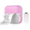 Irfora Mini Thermal Printer Multifunction Portable Sticker Instant Photo Inkless Printing Port BT Connection for Smartphone with 1 Paper Roll 57mm Compatible with iOS Android System for Picture view 1