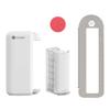 PrintPods Handheld Printer Mini Portable Inkjet Tattoo Printer with Skin-Friendly Red Ink Cartridge BT Function APP Control Compatible with Android/iOS Smartphone Print on Paper Gift Card Wood view 1