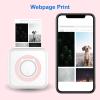Irfora All-in-one Photo Printer Multifunction Portable Printer Wireless Instant Mini Printer Port BT Connection for Smartphone with 11 Paper Rolls 57mm Compatible with iOS Android view 3