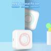 Irfora All-in-one Photo Printer Multifunction Portable Printer Wireless Instant Mini Printer Port BT Connection for Smartphone with 11 Paper Rolls 57mm Compatible with iOS Android view 4