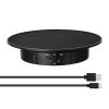 Irfora 360 Degree Electric Rotating Turntable Display Stand for Video Photography Props Speed Adjustable Display Turntable view 1