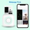 Irfora All-in-one Photo Printer Multifunction Portable Printer Wireless Instant Mini Printer Port BT Connection for Smartphone with 11 Paper Rolls 57mm Compatible with iOS Android view 3