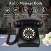 Irfora Audio Message Book Voice Record Vine Telephone Recorder with Wireless BT Function Wedding Phone Customized with Voiail Wishes Suitable for Bridal Shower Birthday Party Baby Shower view 2
