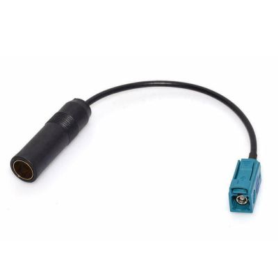 15cm 50ohms Coaxial Cable Fakra Z Jack to DIN Socket Car Stereo Radio Antenna Adapter Cable for GPS FM AM