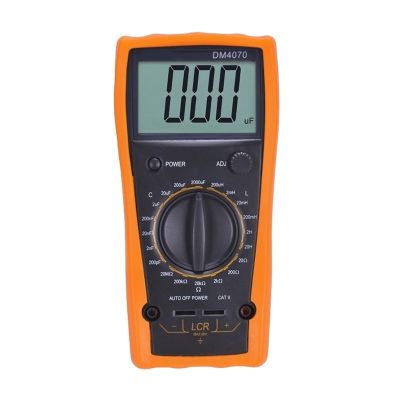 LIBODD Digital Bridge LCR Meter Precise 20H Inductance 2000uF Capacitance Ohm Resistance Tester Self-Discharge RC LCD Multimeter