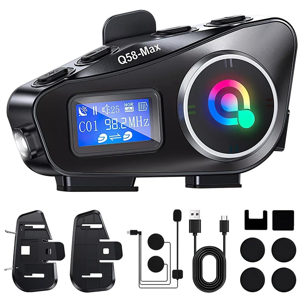 Motorcycle Helmet Bluetooth Headset Motorcycle Communication Systems