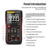 LIBODD Digital Multimeter 9999 Analog Tester True RMS Professional Multimetro DIY Transistor Capacitor NCV Testers LCR Meter(Q1 Orange Pro) view 4