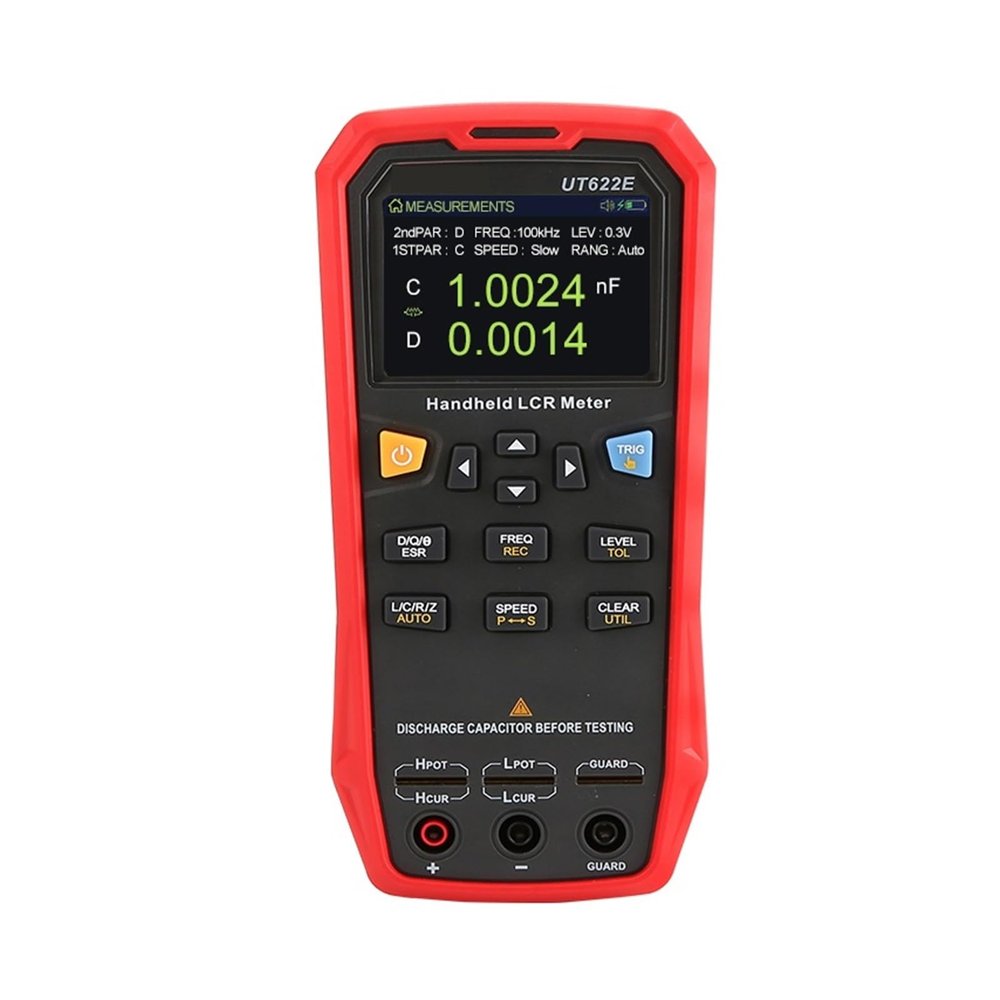 LIBODD Digital Capacimeter LCR Meter Capacitor Electronic Components Tester Multimeter(UT622E)