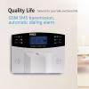 ACAGALA WiFi GSM Alarm System Tuya Smart Home LCD Display Security Alarm Support Two-Way Voice Intercom view 3