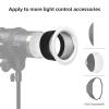 Andoer 135mm/ 5.31in Light Speedring Adapter Mount Adapter Replacement for Profoto Flash Monolight LED Light view 2