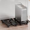 WEISUYUUS Computer Tower Stand, Piece Tower Stand Computer Stand Adjustable Width Space Saving Designs for Office Home Management view 4