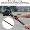 Carbon Fiber Extension Pole, 49cm Stabilizer Extension Rod, Lightweight Monopod Stick with 3/8in 1/4in Thread & 1/4 Inch Screw, for FeiyuTech, for for Ronin Stabilizers view 3