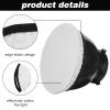 4Pcs Light Diffuser Sock, 7"/18cm Diffuser Lamp Cover White Soft Lampshade Reflector Lamp Sock for Studio Strobe Reflectors Ring Light Flash Light Standard Reflector view 3