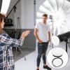 4Pcs Light Diffuser Sock, 7"/18cm Diffuser Lamp Cover White Soft Lampshade Reflector Lamp Sock for Studio Strobe Reflectors Ring Light Flash Light Standard Reflector view 4