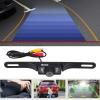 Car Backup Camera with 140 Wide Angle View, License Plate Mount, Night Vision, 7 LED Lights, Waterproof Rearview Reverse System view 4