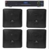 Audiosavings Bundle: VMA1240 Commercial/Restaurant 240W 70v Bluetooth Mixer/Amplifier, 5 Inputs Bundle with (4) Control 25-1 5.25" 30w 70v Wall-Mount Commercial Restaurant/Bar Speakers-Black (5 Items) view 1
