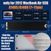 Bitsjour MacBook Air 2012 SSD Enclosure 7+17 pin, 5Gbps USB 3.0 External Portable Case for Mid 2012 A1465/A1466 Hard Drive view 2