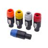 BHUPWZE 5PCS Speaker Powercon Connector 4 Core Professional Audio Power Plug Speakon Connectors(T-Red 5pcs) view 1