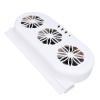 Cooling Fan for Car Ventilation, Exhaust Circulation, Heat Dissipation, Car Window Cooler, USB Plug, Plug and Play for Office (WHITE) view 2
