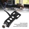 Phono Headshell, Universal Turntable Headshell Replacement for Various Phono, Fit Standard H 4 Bayonet S Shaped Posts (Black) view 3