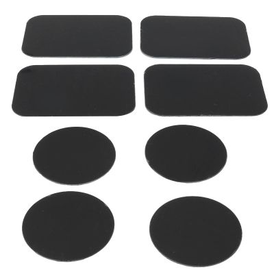 8PCS Metal Plates for Magnet,Thin Metal Plates Self Adhesive Sticker for Car Phone Holder,Phone Magnet Sticker Universal Compatibility