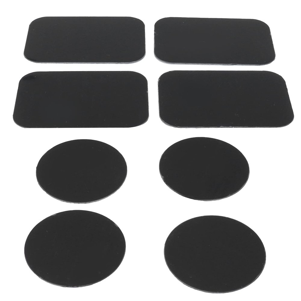 8PCS Metal Plates for Magnet,Thin Metal Plates Self Adhesive Sticker for Car Phone Holder,Phone Magnet Sticker Universal Compatibility