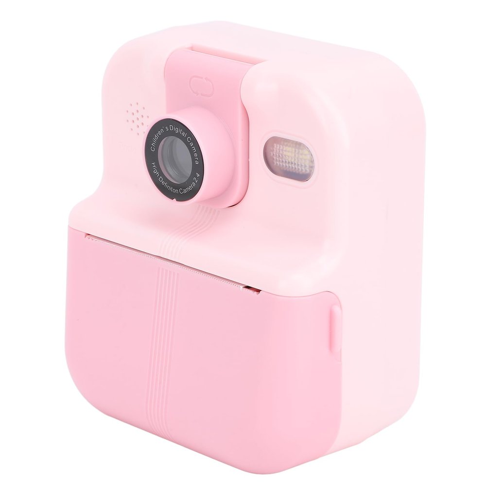 Kids Camera Instant Print 1080P Selfie Digital Camera Portable Travel Camera for Boys Girls Kids Age 3-12 (Pink)