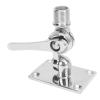 Marine VHF Mount - Polished 316 Stainless Steel Base for 1 Inch Boat Antennas view 3