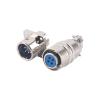 BHUPWZE XS12 Aviation Connector 2Pin/3Pin/4Pin/5Pin/6Pin/7Pin 3A XS12 Back Nut Square Head Formal Mounted Type Aviation Plug(5P) view 3