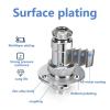 BHUPWZE GX16 16mm 2 3 4 5 6 7 8core9Hole10Pin Flange Aviation Connector XLR Female Plug Male Chassis Mount Circular Socket(GX16 Flange 2Pin,20 Sets) view 3