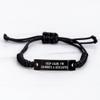 Keep Calm, I'm (almost) A Developer. Developer Gifts, Valentine's Day Unique Rope Bracelets, Gifts from Friends for Him, Adjustable Black Stainless Steel Rope, Inspiring Quote, Funny Developer Gift view 3