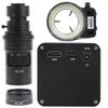 Lab Microscope Accessories AF Autofocus HDMI U Disk Video Auto Focus Industry USB Measurement Function Microscope Camera + 200X C Mount Lens +144 LED Light(200x Lens with Light B) view 1