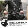 BESPORTBLE 2 Pcs Bike Handlebar Bracket Bike Speaker Mount Accessory Fixed Belt Speaker Holder view 2