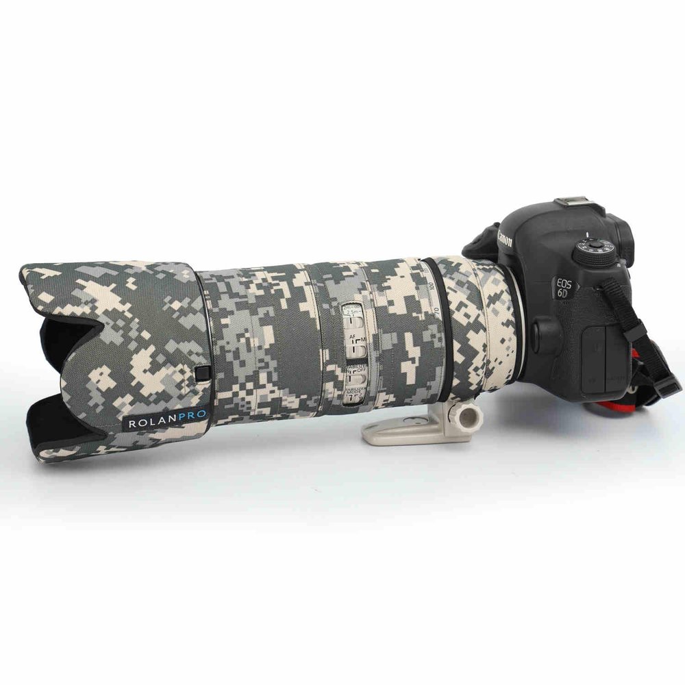 ROLANPRO Waterproof Lens Cover for Canon EF 70-200mm f/2.8L is III USM Lens Camouflage Rain Cover #UCP Waterproof