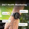 AGM Legion Rugged Smart Watch for Men Women, Bluetooth Calling, AMOLED Display, Heart Rate/SpO2/Sleep Tracking, 5ATM Waterproof, 100+ Sports Modes, DIY Dial, 30D Standby for Tactical Outdoor, Black view 4