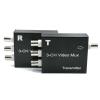 Video Over Fiber Optic Converters, Ethernet to Fiber Optic Extender Media Converters for Analog Camera BNC, 3 Channel view 1