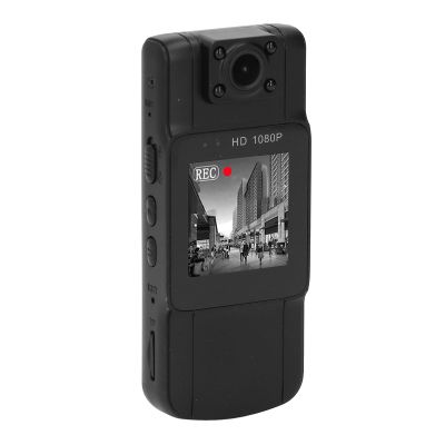 SENECESLI 2K HD Body Worn Camera, Small Wearable Camera with 180 Degree Rotating Lens, Handheld Video Recorder with Back Clip for Travel Security (64G)